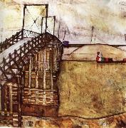 Egon Schiele The Bridge oil painting